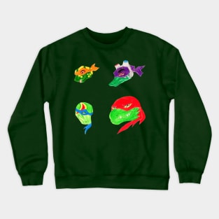 Rise of the TMNT Sticker Pack Crewneck Sweatshirt